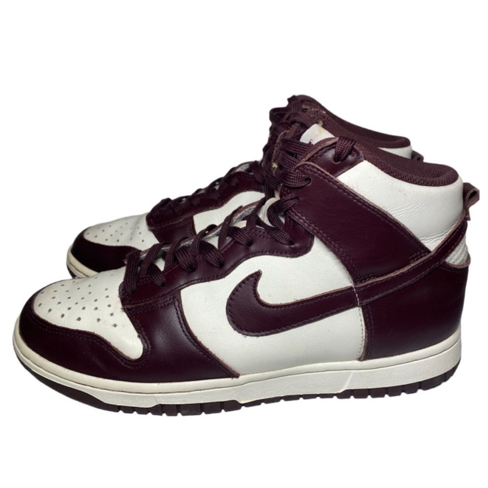Nike Dunk High Burgundy Shoes Crush Women’s Size 9 Hi Top Sneakers DD1869- 601